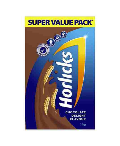Horlicks Chocolate Health Nutrition Drink 1 kg Refill Pack 